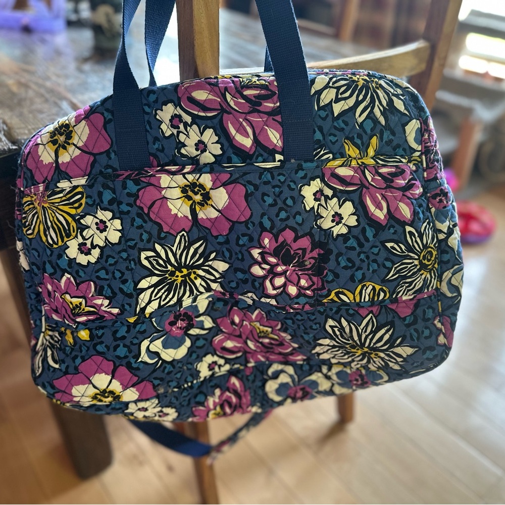 Vera Bradley Floral Quilted Large Weekender
